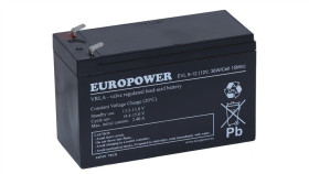 Europower Akumulator 12V Evl 9Ah Żywotność: 10-12 Lat (O Zwiększonej Pojemności)