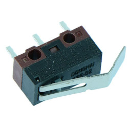 Bent Lever Subminiature PCB Microswitch SPDT 3A