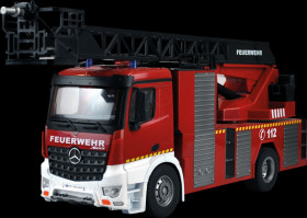 22502 RC fire engine, Mercedes Benz Arocs turntable ladder vehicle, 1: