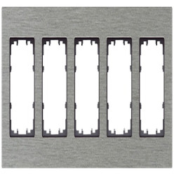 Mocowanie elektroinstalacyjne, kolor Aluminium, 5-krotna, Aluminium, Siemens