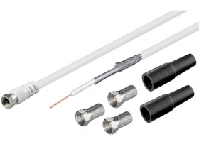 zestaw koncentrycznych kabli antenowych 100 dB