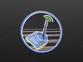 Adafruit Digi XBee - Skill badge, iron-on patch