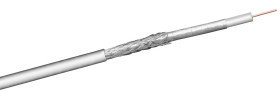 Przewód koncentryczny SAT KK 1,02/4,6 CCS biały 27528 /100m/
