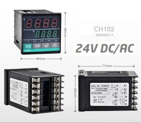 REGULATOR TEMPERATURY PID CH102 ( 24V AC/DC )