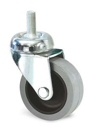 Koło samonastawne średnica kabla 63mm Kołek gwintowany Guitel Hervieu 40kg wysokość całkowita 80mm