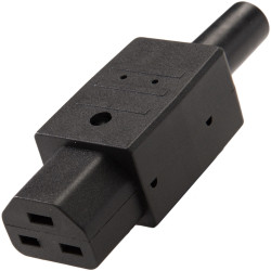 Złącze IEC IEC C21 Montaż na kablu Żeński 16A Proste RS PRO
