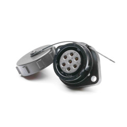 Złącze wielostykowe przemysłowe 7-pinowe Montaż na kołnierzu Gniazdo RS PRO