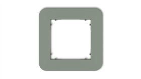 Mini Ramka Uniwersalna Pojedyncza Zaokrąglona Z Tworzywa Szałwiowy 61Mrtz-1