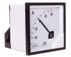 Amperomierz analogowy 72x72 N IP50 BB1 40-0-40A/+-60mV pozycja pracy C3 K=90 st. bez atestu KJ MA17N BB1200000000