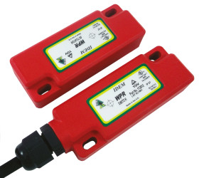 Przełącznik bezpieczeństwa, WPR, 250 V AC, IP67, IP69K, 75 x 29 x 16,5 mm (popychacz), 79 x 29 x 16,5 mm (przełącznik),