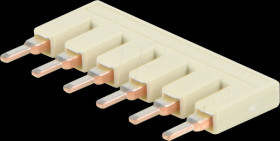 2004-406 Comb bridge / terminal block, 6-way, for WAGO 2004
