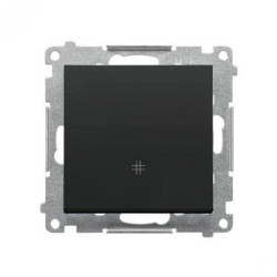 Simon 55 Łącznik krzyżowy (moduł) 10 AX, 250 V~, szybkozłącza Czarny mat TW7.01/149