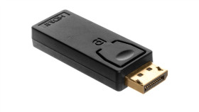Adapter Displayport 1.1A Typ Dp/Hdmi A, M/Ż Czarny Ak-340602-000-S