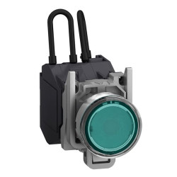 Kontrolka 254V Zielony Schneider Electric średnica wycięcia 22mm Na stałe