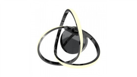 Kinkiet Lampa Ścienna Indigo Kolor Czarny/Złoty, Chrom Metal/Aluminium,...