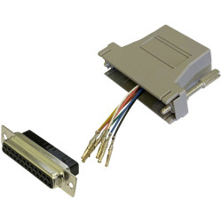 BKL 10121130 Adapter D-sub 25-pin RJ45 socket freely assembled
