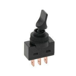 Przełącznik hebelkowy ON-OFF LED12V LIZAK ASW-14D czarny