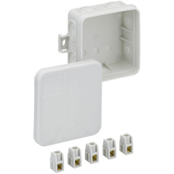 Spelsberg 33240701 Joint Box 75x75x37mm grey IP55 VDE-tested halogen-free