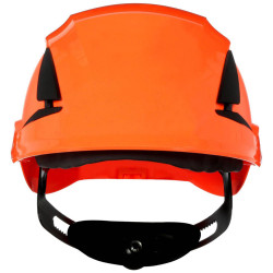 3M X5507V-CE-4 SecureFit Hard Hat EN 420 EN 388 Orange