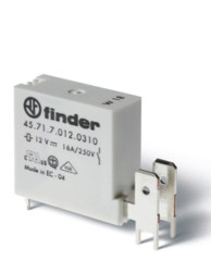 45.71.7.024.0410 Przekaźnik miniaturowy serii 45: 1 R; 16 A; cewka 24 V DC