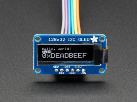 Adafruit Monochrome 128x32 I2C OLED graphic display