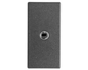 Simon Connect Gniazdo K45/2 audio żeńskie 3,5mm stereo mini-jack czarny K123B/14