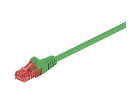 Kabel Patchcord CAT 6 U/UTP RJ45/RJ45 0.50m zielony