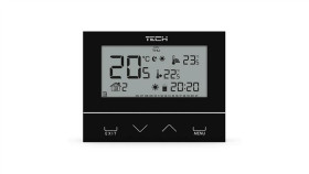 Tech St-292 V2 - Regulator Pokojowy Bezprzewodowy Dwustanowy Kolor Czarny