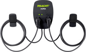 Pracht ALPHA1000-Wallbox Stacja ładowania samochodów elektrycznych Typ 2 Mode 3 32 A Ilość złączy 2 11 kW Manualna, RFID