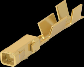 Receptacle, 0.12-0.4 mm², AWG 26-22, crimp connection, gold-plated, 87667-2