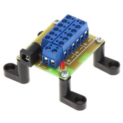 Rozdzielacz DC zasil. LZ-1ML Wej. DC5,5/2,1 wyj. 6x ARK (do kamer) łączówka zasilania