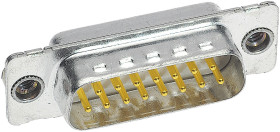 Harting 09 64 121 7247 09641217247 Złącze męskie Ilość styków: 9 kielich lutowniczy 1 szt.