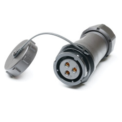 Przemysłowe złącza okrągłe 3-pinowe SY21 Układ szeregowy Gniazdo RS PRO