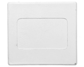 Końcówka do szyny 3-fazowej kwadratowej biała IV7659-00-W31