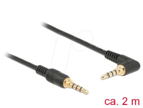 85613 Jack Cable 3.5 mm angled 2 m