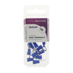 Końcówka oczkowa izolowana 2.5mm2 oczko na śrubę M5, blister 10szt.