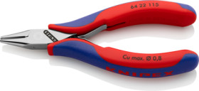 End cutting pliers, 115 mm, 65 g, cut capacity (0.8 mm/–/–/–), 64 22 115