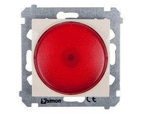 Simon 54 Sygnalizator świetlny LED czerwone światło kremowy DSS2.01/41