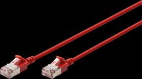 DK-1632-A-020S-R Cat.6a patch cable, F/FTP, red, 2 m