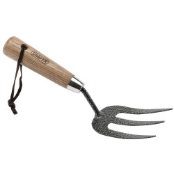 Draper 14314 Carbon Steel Heavy Duty Weeding Fork with Ash Handle