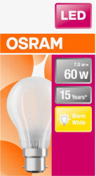 Żarówka LED OSRAM HOMELIGHTING 4058075114913 B22d 6.5 W = 60 W 806 lm ciepła biel 1 szt.