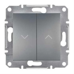 ASFORA Przycisk żaluzjowy bez ramki stal EPH1300162