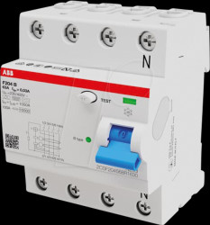 2CSF204568R1630 Residual current circuit breaker, type B, 63 A, 30 mA, 4 pin