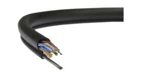 Kabel Zewnętrzny Z Linką Nośną Utpzn Kat.5E U/Utp 4X2x0,5 Maxcable /305M/