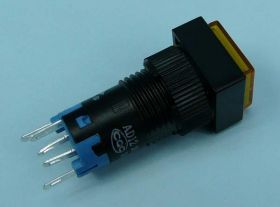 PBK-12BY 3,0A/250V YELLOW PRZYCISK PODŚW