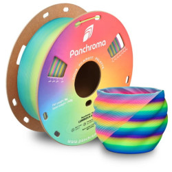 Filament Polymaker PolyLite Luminous PLA 1,75mm 1kg - Rainbow