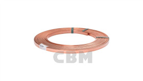 Bednarka Pomiedziowana, 25X4mm St/Cu, 0,070Mm Cu Ok. 30M Ok. 24,8Kg...