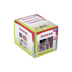 Fischer 538252 DuoPower Plug Set 10x80mm polyamide/secure grip 25pcs