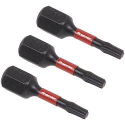 Sealey AK8215 TRX-Star* T10 Impact Power Tool Bits 25mm - 3pc