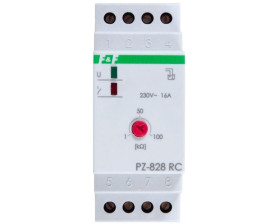 Przekaźnik kontroli poziomu cieczy 16A 1P 1-100kOhm z regulacją czułości PZ-828RC